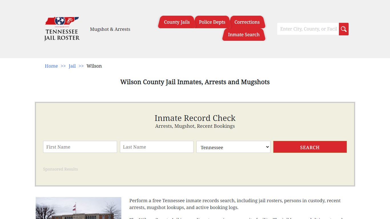 Wilson County Jail Inmates, Arrests and Mugshots - Jail Roster Search
